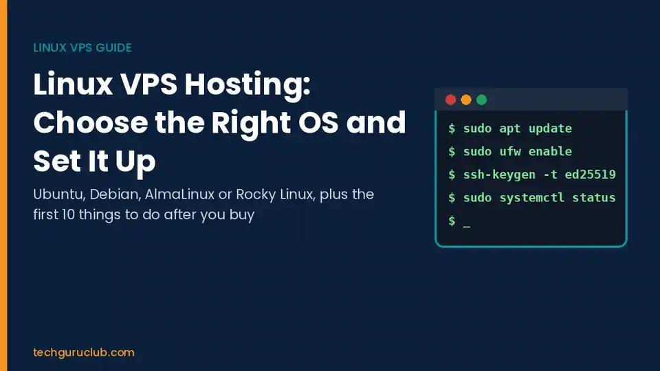 Linux VPS hosting: choose the OS and set up your server