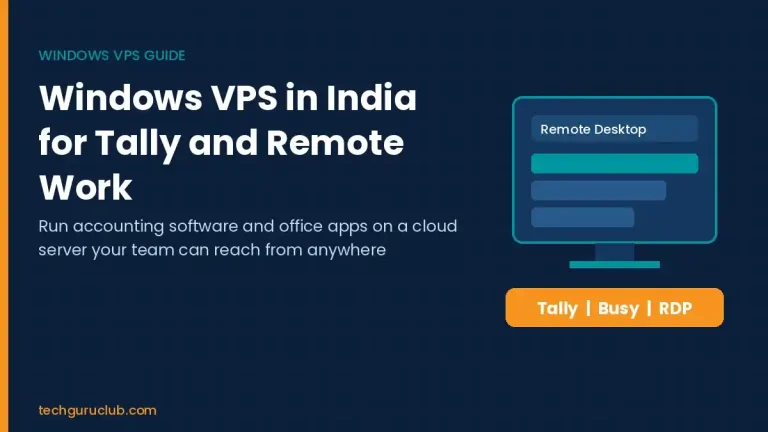 Windows VPS in India for Tally, Busy and Remote Desktop